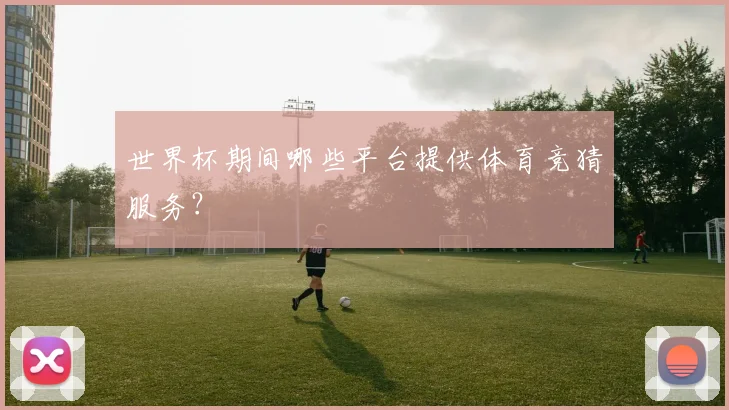 世界杯期间哪些平台提供体育竞猜服务？